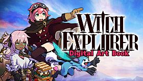 Witch Explorer Digital Art Book
