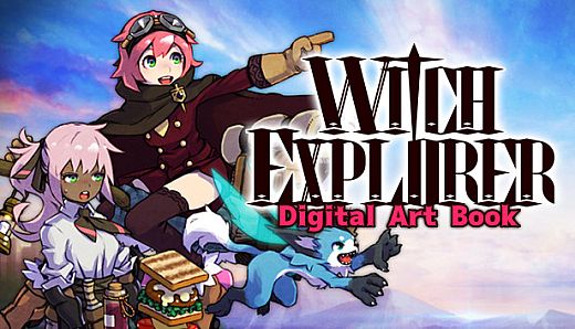 Witch Explorer Digital Art Book