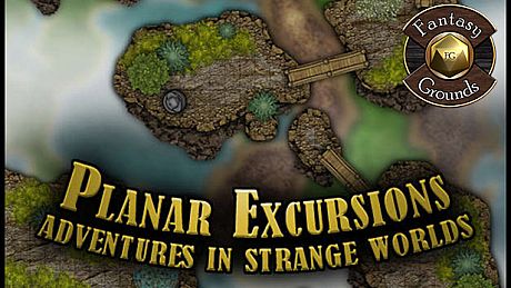 Fantasy Grounds - Paths to Adventure: Planar Excursions Map (Map Pack) DLC
