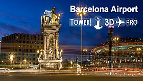 Tower!3D Pro - LEBL airport