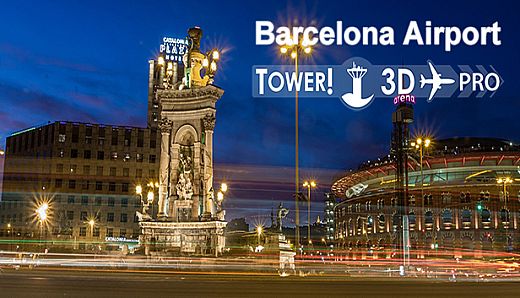 Tower!3D Pro - LEBL airport