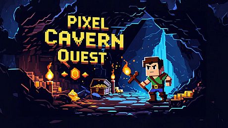 Pixel Cavern Quest Game