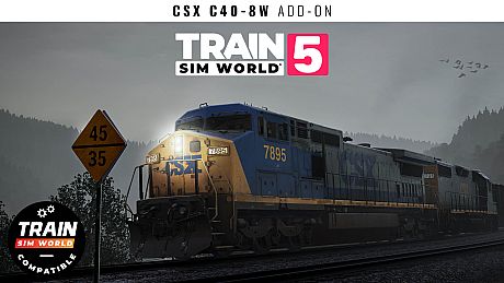 Train Sim World 5: CSX C40-8W DLC