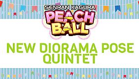 SENRAN KAGURA Peach Ball - New Diorama Pose Quintet