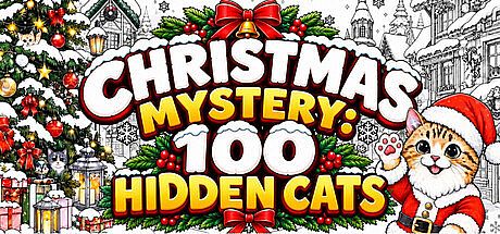 Christmas Mystery: 100 Hidden Cats
