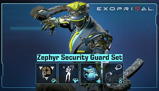 Exoprimal - Zephyr Security Guard Set