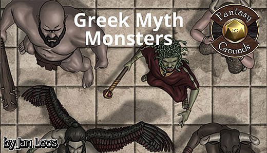 Fantasy Grounds - Jans Tokenpack 17 - Greek Myth Monsters