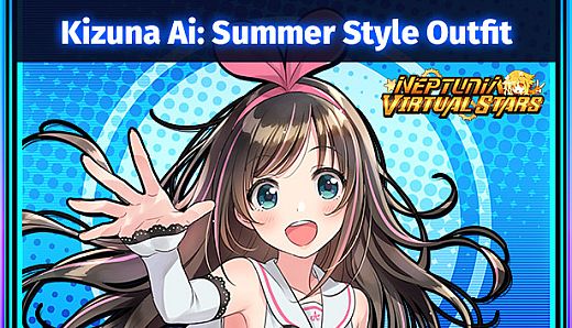 Neptunia Virtual Stars - Kizuna AI: Summer Style Outfit