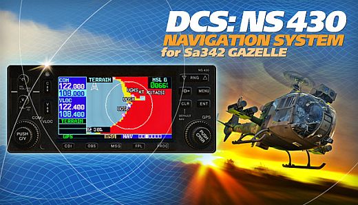 DCS: NS 430 Navigation System for SA342 Gazelle