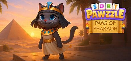 Sort Pawzzle: Paws of Pharaoh Game