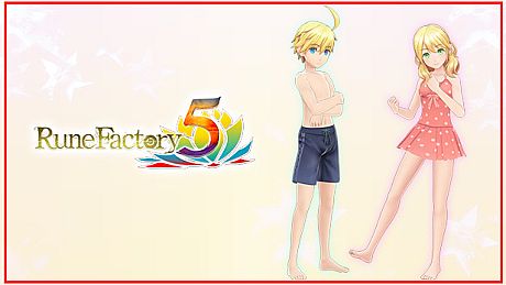 Rune Factory 5 - The Young Proprietress and the Dwarf Swimsuit Set + New Ranger Care Package Item Pack DLC