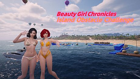 Beauty Girl Chronicles: Island Obstacle Challenge Game