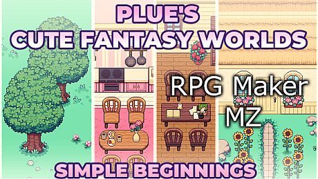 RPG Maker MZ - Plue's Cute Fantasy Worlds - Simple Beginnings DLC