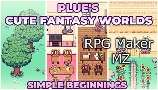 RPG Maker MZ - Plue's Cute Fantasy Worlds - Simple Beginnings