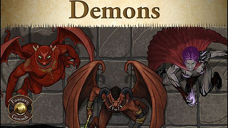 Fantasy Grounds - Top Down Tokens - Demons DLC