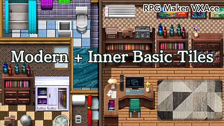 RPG Maker VX Ace - Modern + Inner Basic Tiles DLC