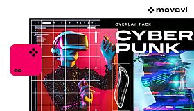 Movavi Video Editor 2024 - Cyberpunk Overlay Pack