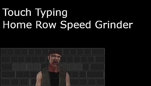Touch Typing Home Row Speed Grinder - Zombie Black Layout Prowl Skin