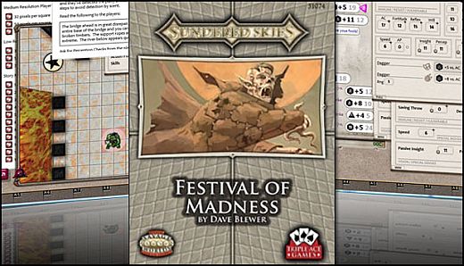 Fantasy Grounds - Sundered Skies: Festival of Madness (Savage Worlds)