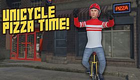 Unicycle Pizza Time!