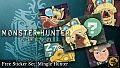 Monster Hunter: World - Free Sticker Set: Mingle Hunter