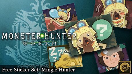 Monster Hunter: World - Free Sticker Set: Mingle Hunter DLC