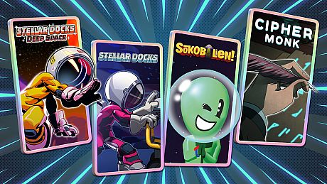 Puzzle Bundle Xbox - Sokobalien, Stellar Docks, Stellar Docks: Deep Space, Cipher Monk Bundle