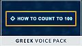 How to Count to 100 - Greek Voice Pack