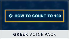 How to Count to 100 - Greek Voice Pack