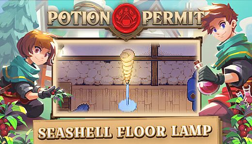 Potion Permit - Seashell Lighting - Stand