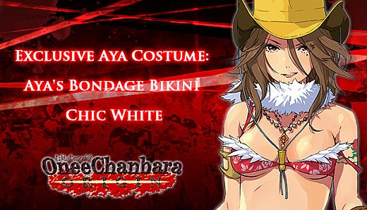 OneeChanbara ORIGIN - Exclusive Aya Costume: Aya's Bondage Bikini Chic White