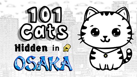 101 Cats Hidden in Osaka Game