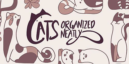 Cats Organized Neatly