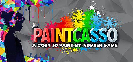 PAINTCASSO: A Cozy 3D Paint by Number Game Game