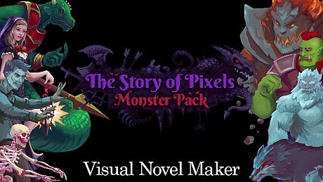 Visual Novel Maker - The Story of Pixels - Monster Pack DLC