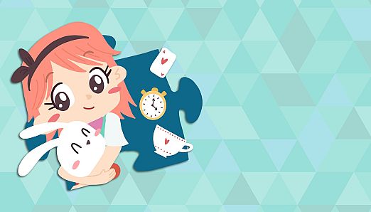 Alice in Wonderland - A jigsaw puzzle tale