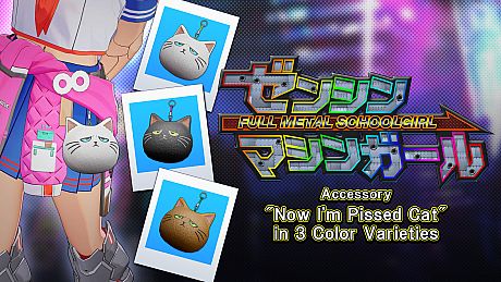 Accessory: "Now I'm Pissed Cat" in 3 Color Varieties DLC