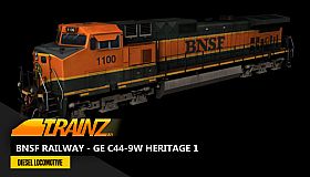 Trainz Plus DLC - BNSF Railway - GE C44-9W Heritage 1
