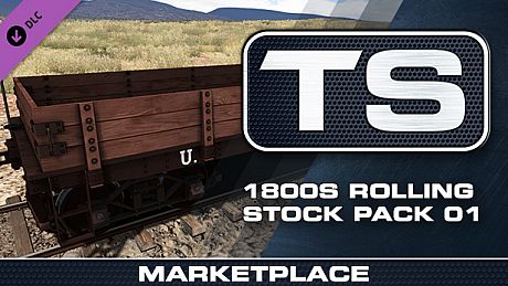 TS Marketplace: 1800s Rolling Stock Pack 01 Add-On DLC