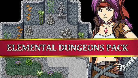 RPG Maker MV - Elemental Dungeons Tiles DLC