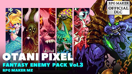 RPG Maker MZ - Otani Pixel Fantasy Enemy Pack Vol.3 DLC