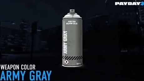 PAYDAY 2: Army Gray Weapon Color DLC
