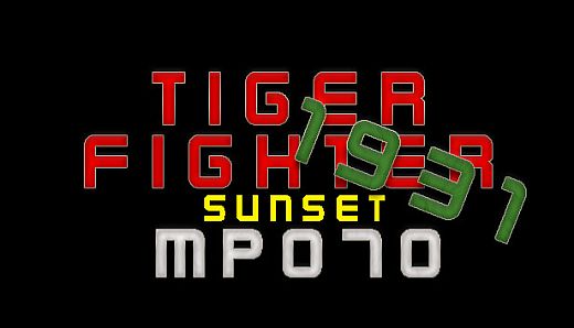 Tiger Fighter 1931 Sunset MP070