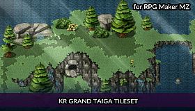 RPG Maker MZ - KR Grand Taiga Tileset