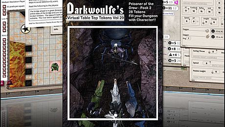 Fantasy Grounds - Darkwoulfe's Volume 29 - Prisoner of the Drow 2 (Token Pack) DLC