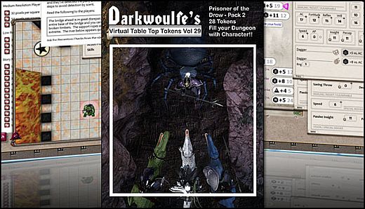 Fantasy Grounds - Darkwoulfe's Volume 29 - Prisoner of the Drow 2 (Token Pack)