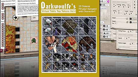 Fantasy Grounds - Top-Down Tokens - Darkwoulfe's Token Pack Vol 4 DLC