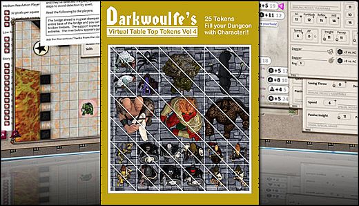 Fantasy Grounds - Top-Down Tokens - Darkwoulfe's Token Pack Vol 4