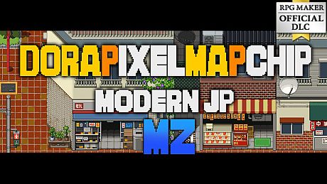 RPG Maker MZ - DorapixelMapChips - Modern JP DLC