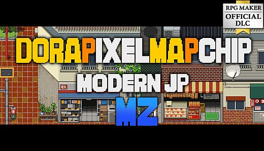 RPG Maker MZ - DorapixelMapChips - Modern JP